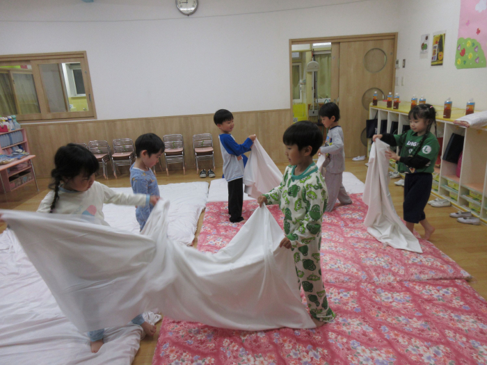 園の様子 お泊り保育