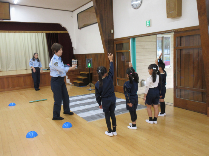 園の様子 交通安全教室